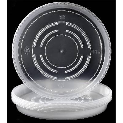 Комплект 5 бр. прозрачни подложки за растения 35 см