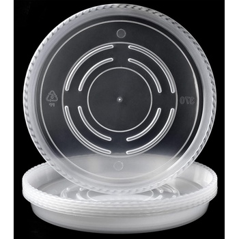 Комплект 5 бр. прозрачни подложки за растения 35 см