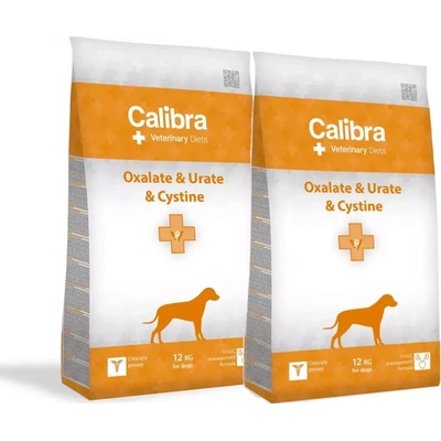 Calibra Veterinary Diets Dog Oxalate & Urate & Cystine 2 x 12 kg
