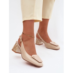 Step in style Дамски дебел ток модел 228407 Step in style