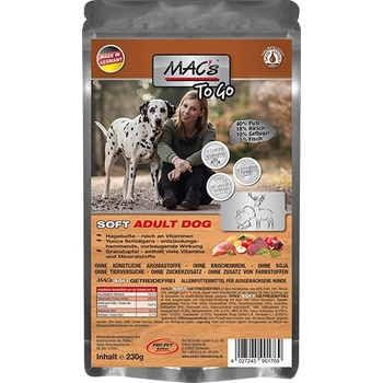 MACs Dog Soft Grain Free jelen krůta a zvěřina 230 g