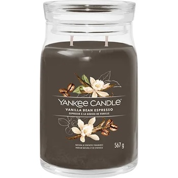 Yankee Candle Signature Vanilla Bean Espresso ароматна свещ 567 гр