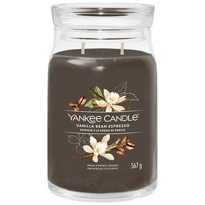 Yankee Candle Signature Vanilla Bean Espresso ароматна свещ 567 гр
