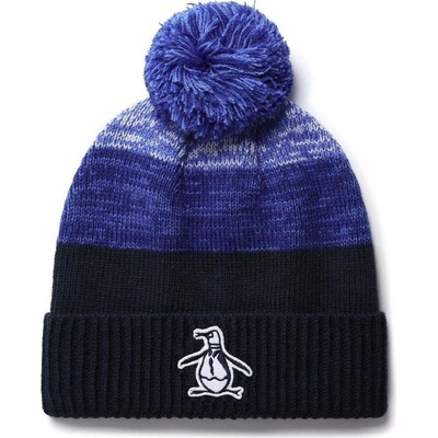 Original Penguin Golf Rib Cuff Pom beanie Black Iris