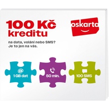 Vodafone Oskarta +100 Kč kredit Forma SIM: Klasická SIM karta