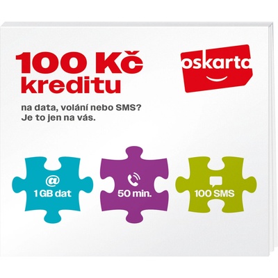 Vodafone Oskarta +100 Kč kredit Forma SIM: Klasická SIM karta – Zboží Mobilmania