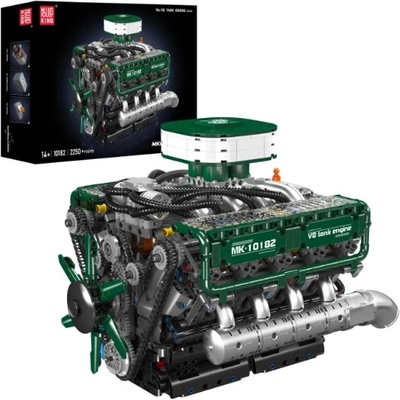 Mould King 10182 Tankový motor V8
