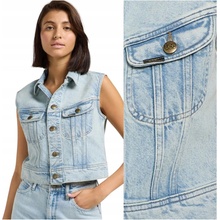 Lee Jeans Cropped Rider Vest 112363461 modrá