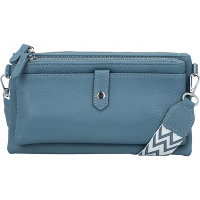 Stylová malá crossbody kabelka Perlla světle modrá