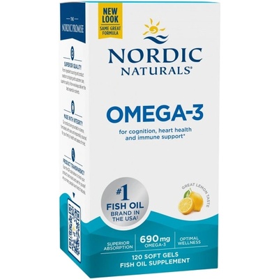 Nordic Naturals Omega-3 690 mg [120 Гел капсули]