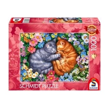 Schmidt Spiele Sleeping Velvet Paws (1000 Pieces)