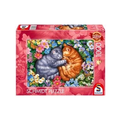 Schmidt Spiele Sleeping Velvet Paws (1000 Pieces)