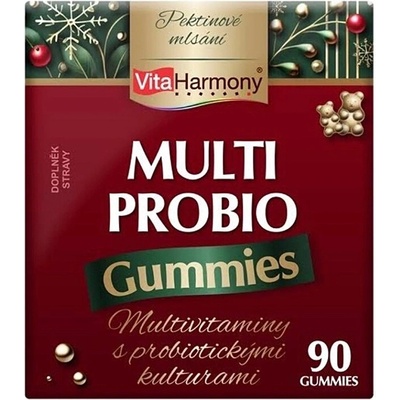Vitaharmony MultiProbio vianočné balenie 90 gummies