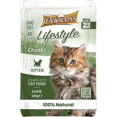 Princess lifestyle chunks lamb kitten 100 g