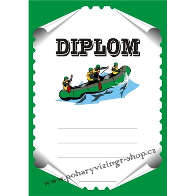 VIZINGR Rafting diplom A4 č.2