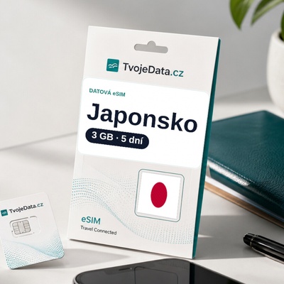 eSIM Japonsko 3 GB / 5 dní