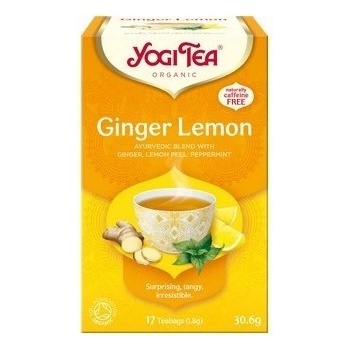 Yogi Tea Bio Zázvor Citrón 17 x 1,8 g