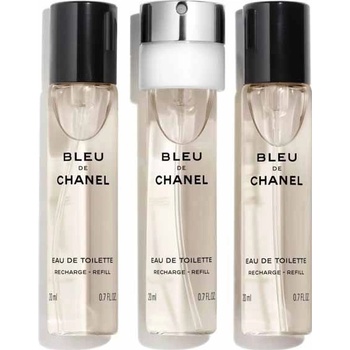 Chanel Bleu de Chanel toaletná voda pánska twist and spray 3 x 20 ml