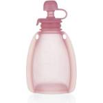 Zopa Силиконова пълнителна торбичка за детска храна, Transparent Pink (ZOP086352)