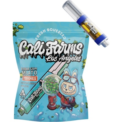 CaliFarms CBD vape náplň s terpeny 1 ml Bubble Gum Gelato
