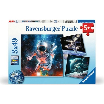 RAVENSBURGER Prozkoumávání vesmíru 3x49 dílků