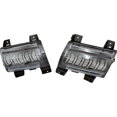 Sada LED blinkrov a obrysových svetiel, Čistý, Predné, Sport, Jeep Wrangler JL, Jeep Gladiator JT