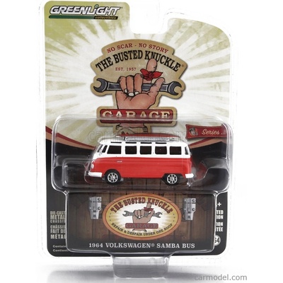 Greenlight Volkswagen T1 Samba Minibus 1964 Oranžová Bílá 1:64