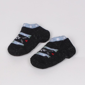 Image 1 of Детски термо терлици в черно със снежинка