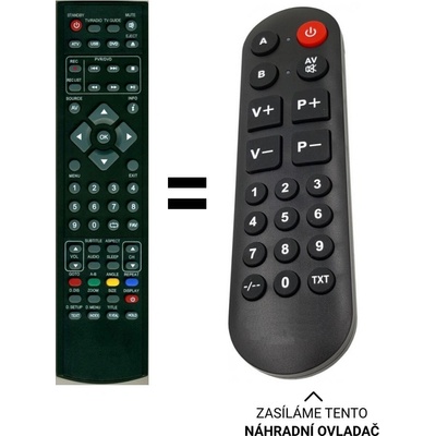 Diaľkový ovládač Technika, Vision plus, Umc LCD TV UMC XMU-RMC-0019