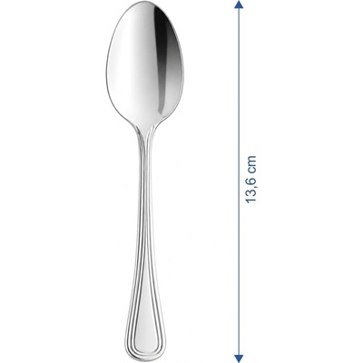 Pierfranco Gnali Sada Kávová lžička Inglese 13,6 cm 12 ks