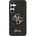 GUESS Калъф за Samsung S25, Guess Glitter 4G Metal Logo Case, Черен (GUHCS25SHG4SGK)