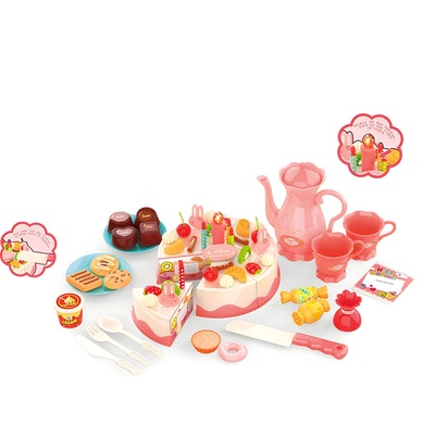 EmonaMall Комплект торта за разрязване със светеща свещичка (62 елемента) EmonaMall - Код W5551 (W5551-200387283-6952003872839)