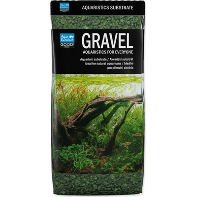 Aqua Excellent piesok olivovo zelený 3-6 mm 1 kg
