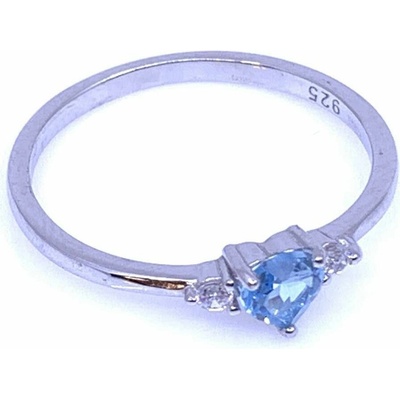 Jan Kos jewellery Stříbrný prsten s topazem MHT 8182 S252