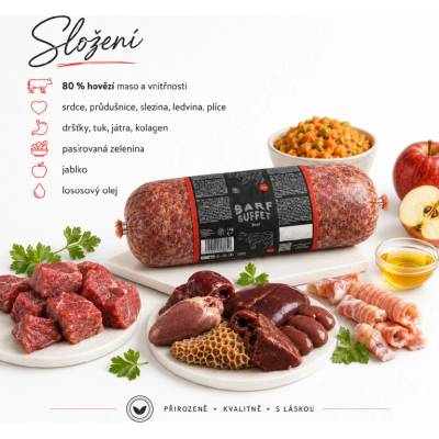Barf Buffet Beef 1kg