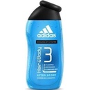 Adidas 3 Active After Sport Men sprchový gel 400 ml