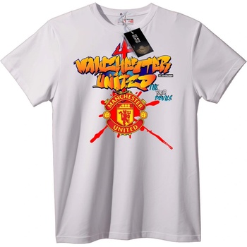 NOONEBRAND Тениска Manchester United Червените дяволи - S, Black
