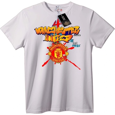 NOONEBRAND Тениска Manchester United Червените дяволи - S, Black