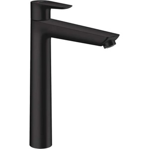 Hansgrohe Talis E - Смесител за мивка с изпразнител, черен мат 71716670 (71716670)