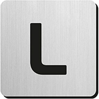 JNF - Piktogram písmeno "L" IN.34.300 - 75 mm - nalepovací