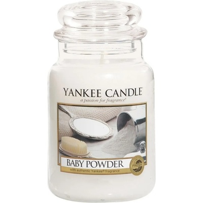 Yankee Candle Ароматна свещ в голям буркан Yankee Candle Large Jar Baby Powder (1122150E)