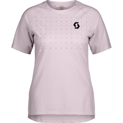 Scott Дамска фланелка с къс ръкав за колоездене Scott Women's Tee Trail Vertic Pro S/S Cycling jersey - Bliss Pink (156-2319-0413)