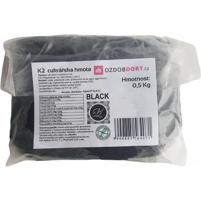 K2 Poťahovacia hmota čierna 500 g