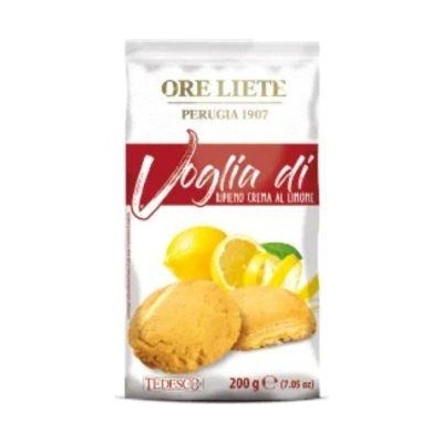 Ore Liete БИСКВИТИ ore liete С ПЪЛНЕЖ КРЕМ ЛИМОН 200 Г