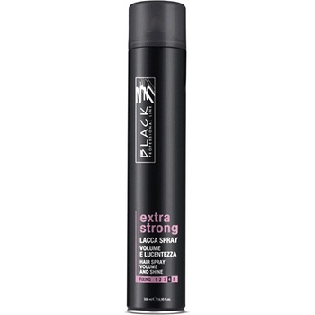 Black Professional Line Extra Strong Volume and Shine Hairspray 500 ml