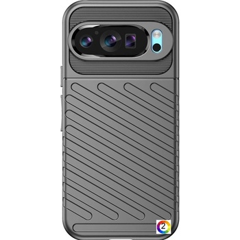 Google Pixel 9 / Pixel 9 Pro Удароустойчив Twill Texture Калъф и Протектор