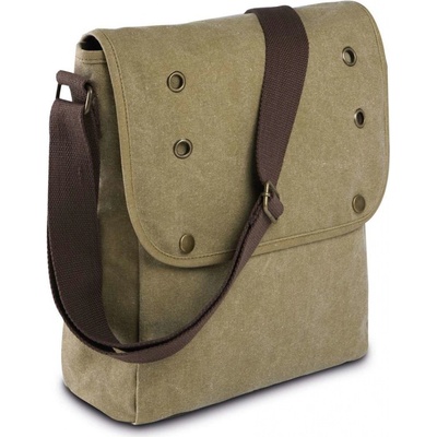Kimood taška přes rameno ve vintage stylu Brass vintage khaki