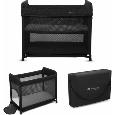 Kinderkraft SELECT Postieľka cestovná Moon Dream Black