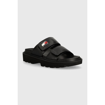 Tommy Jeans Чехли Tommy Jeans TJW PUFFED SANDAL в черно EN0EN02560 (EN0EN02560)