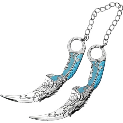 CHZ Fantasy přívěsek DRAGON CHAINS Modro stříbrná TT 03 MOD